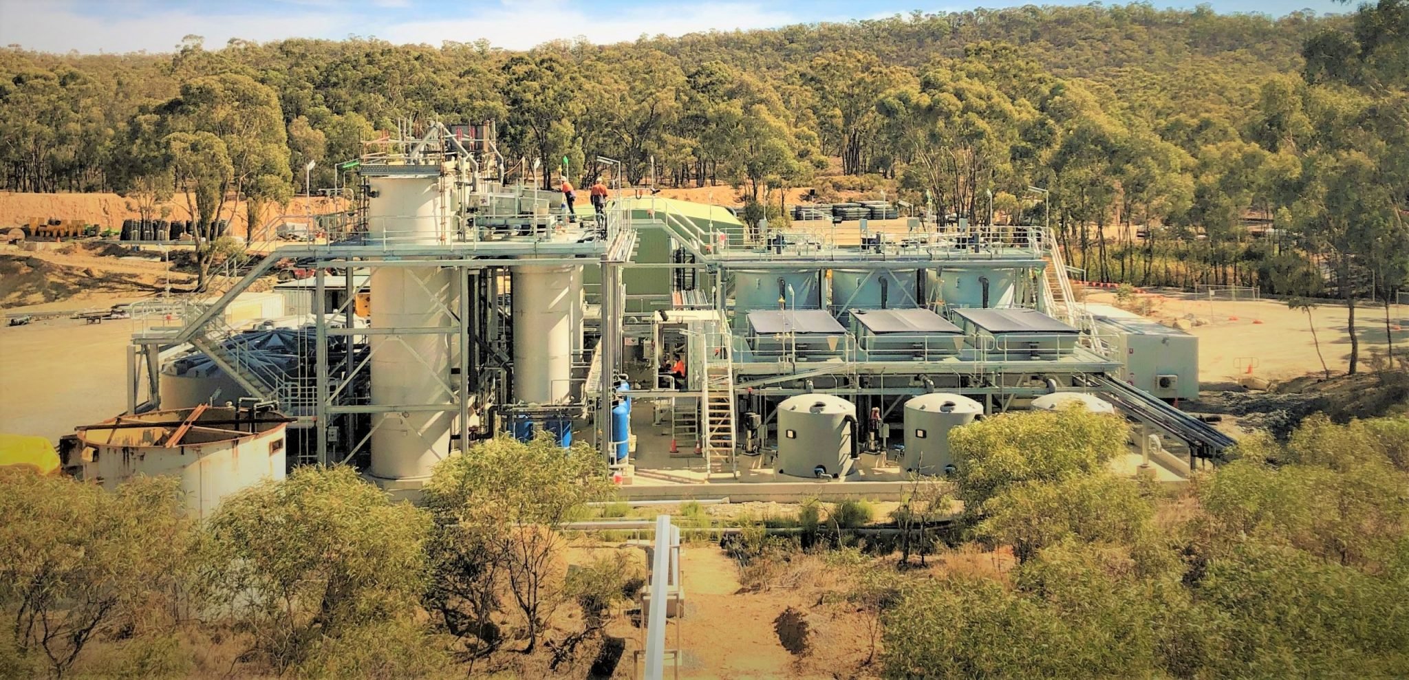 Gold Mine Wastewater Treatment Plant Australia Clean Teq Water