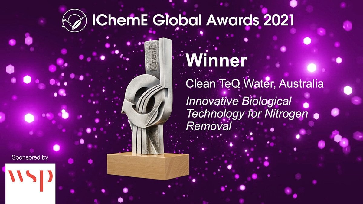 Clean TeQ Water Wins IChemE Global Award